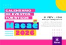 Macaé lança Calendário de Eventos Turísticos 2026 na próxima quarta