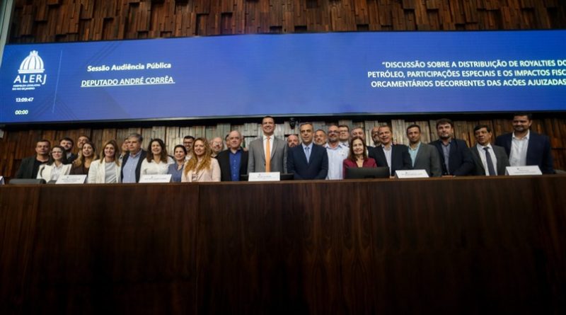 Alerj produz manifesto contra a redistribuição dos royalties do petróleo do Estado do Rio e vai entregar documento ao STF