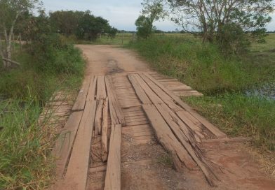 Agricultura de Campos interdita Estrada do Guanandi no Retiro para manutenção de ponte