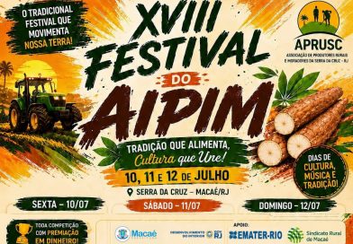 Macaé: 18º Festival do Aipim movimenta fim de semana em Serra da Cruz Macaé: 18º Festival do Aipim movimenta fim de semana em Serra da Cruz