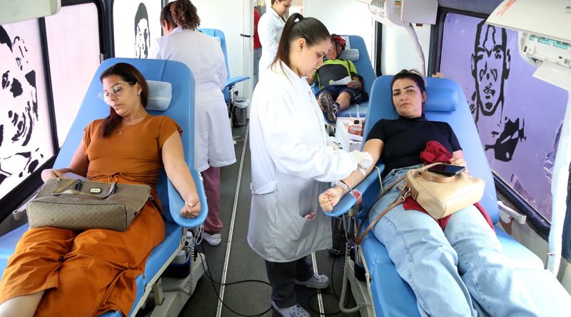Hemocentro de Campos intensifica coleta externa de sangue para reforçar estoques Hemocentro de Campos intensifica coleta externa de sangue para reforçar estoques