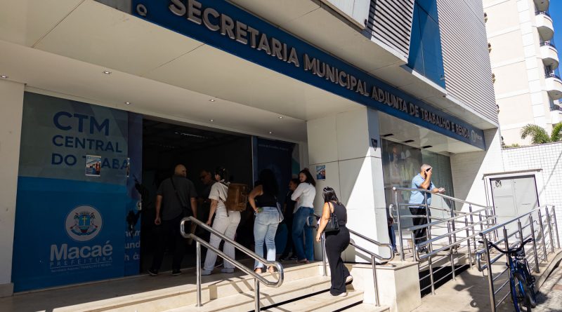 Prefeitura de Macaé divulga 1247 oportunidades de emprego cadastradas na Central do Trabalhador
