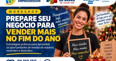 Workshop voltado a vendas de fim de ano acontece nesta quarta-feira em SJB